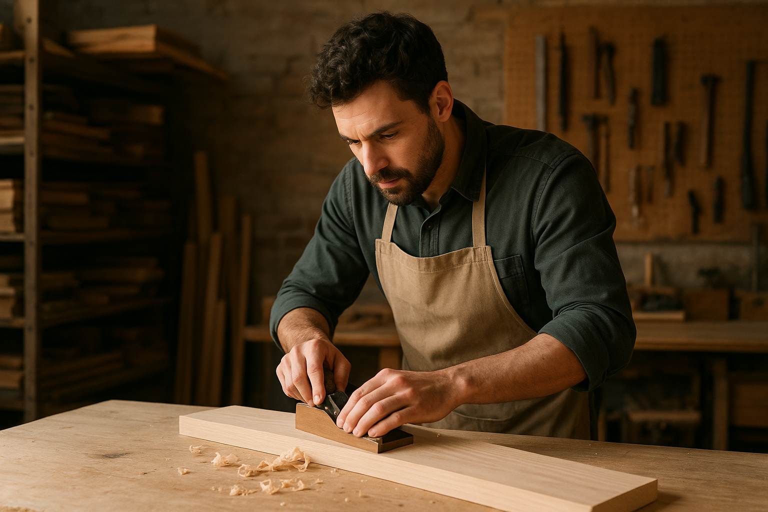 Ambachtschuur timmerwerk